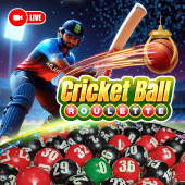 cricket ball roulette icon
